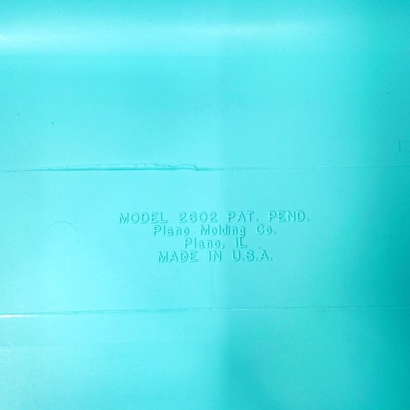 Vintage Caboodles Make Up Travel Case Organizer Purple Mint & Pink Trays 2602 - Picture 11 of 11